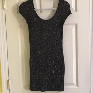Sparkle black dress from Forever 21.